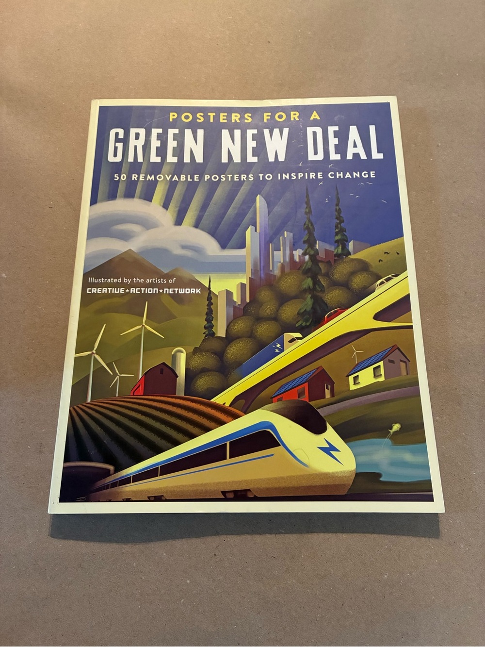 Posters for a Green New Deal - 50 Removable Posters Illustrated Poster Pack
